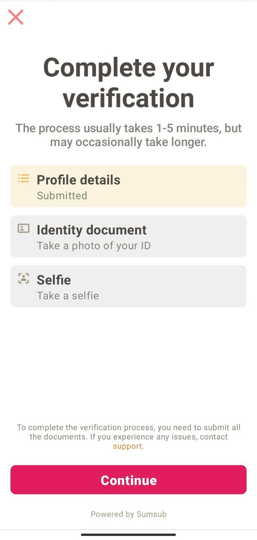 KYC upload